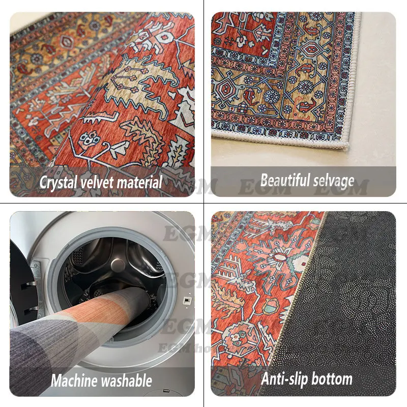 Luxury Rugs and Carpets for Home Living Room Bohemian Carpet Bedroom Bedside Large Area Rugs Home Decoration Entrance Door Mat - Image 5