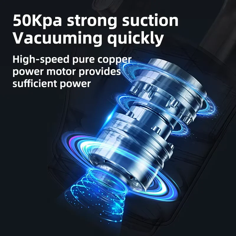 Handheld Vacuum Cleaner Rechargeable Auto Cordless Vacuum Mini Vacuum Cleaner Portable Vacuum Cleaner Home Electrical Appliances - Image 5