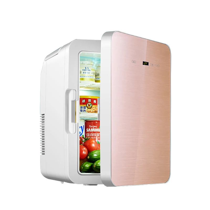 12L Portable Mini Refrigerator Student Dormitory Heating And Cooling Cosmetics Car Home Dual-Use Refrigeration And Preservation - Image 2