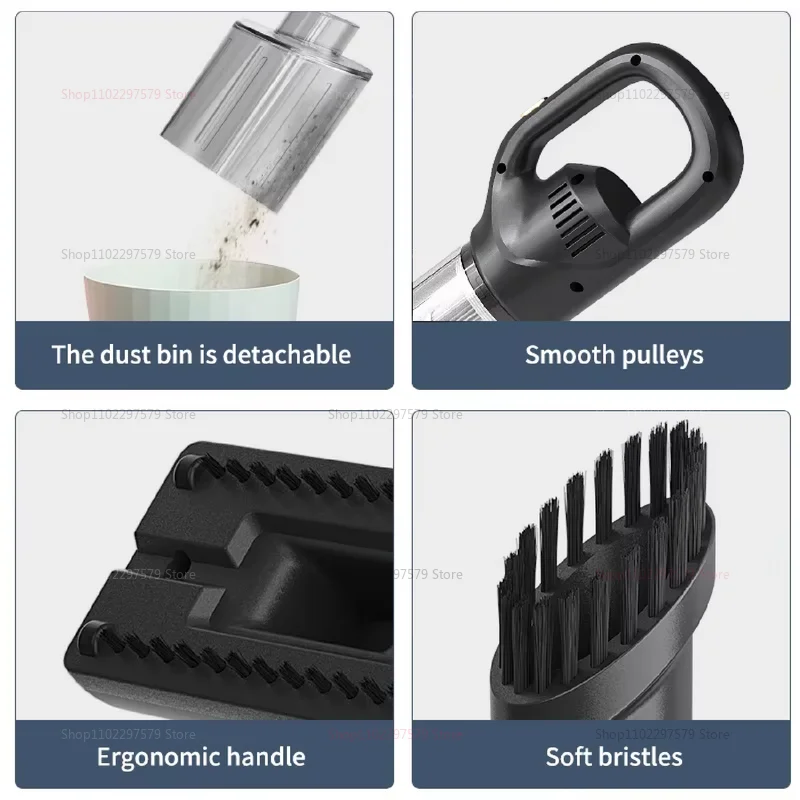 Wireless Handheld Vacuum Cleaner Cordless Rechargeable Auto Home Car Pet Mini Vacuum 50000Pa Strong Suction Lightweight - Image 5
