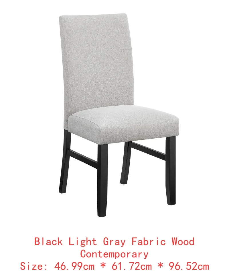 6-Pc Dining Set, White Rectangular Marble Tabletop, Dark Finish Base, Upholstered Chairs & Bench, Soft Wood Furniture for - Image 8