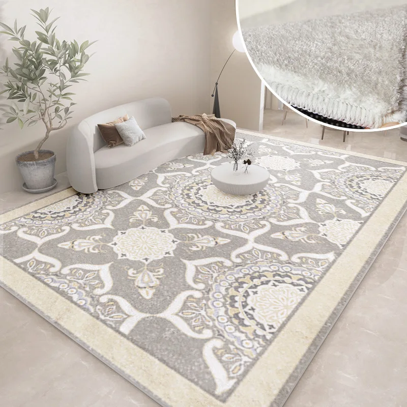 Modern Carpets for Living Room Abstract Large Area Plush Rugs Bedroom Decor Bedside Carpet Grey Thickened Floor Mat Lounge Rug - Image 9