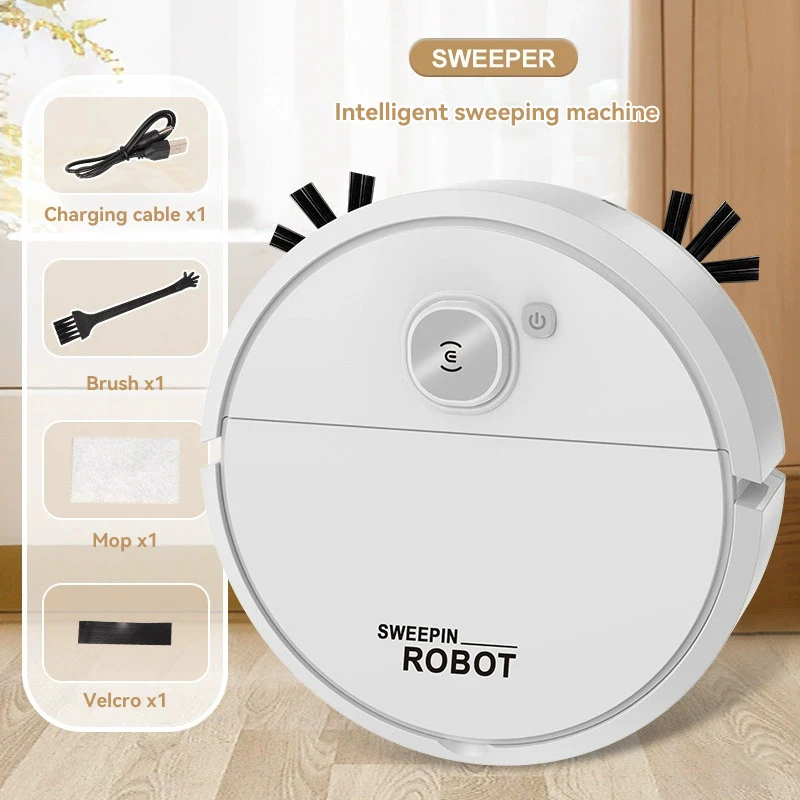 4000Pa Robot Vacuum Cleaner 3-in-1 Sweeping Mopping Robot Strong Suction Quiet Auto Cleaner for Home Dust Pet Hair Floors & Rugs - Image 7