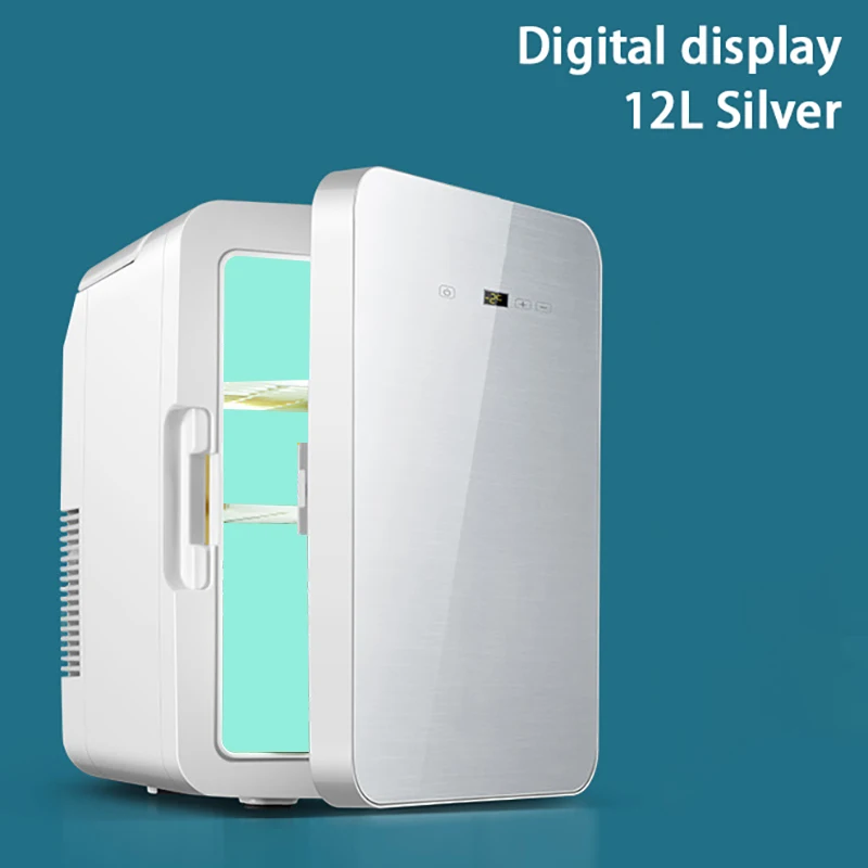 12L Portable Mini Refrigerator Student Dormitory Heating And Cooling Cosmetics Car Home Dual-Use Refrigeration And Preservation - Image 7