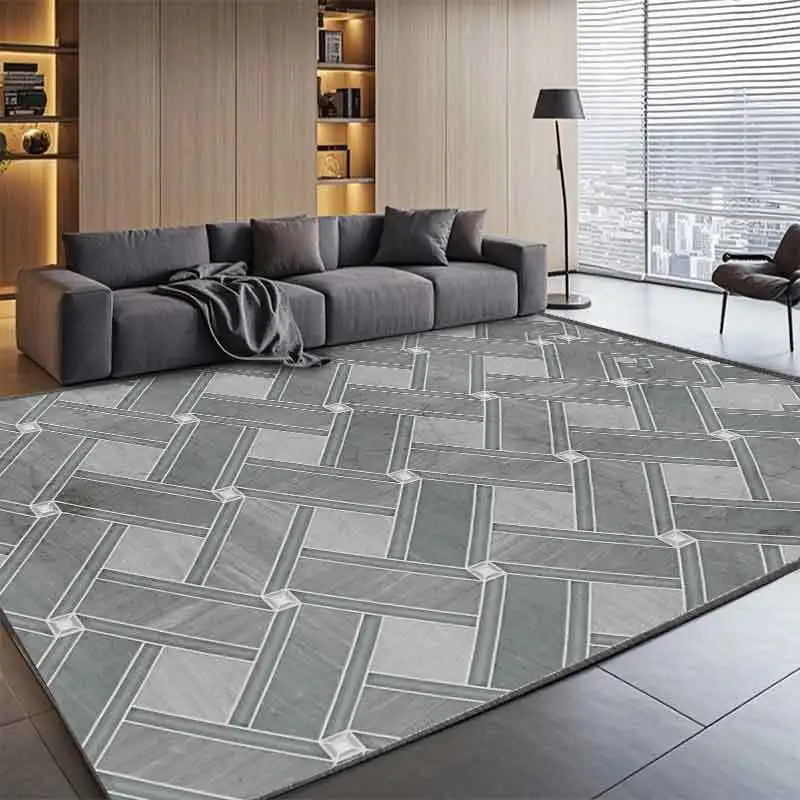 Modern Light Luxury Carpets for Living Room Decoration Abstract Rug Large Bedroom Lounge Rugs 300x400 Coffee Table Mat Non-slip - Image 15