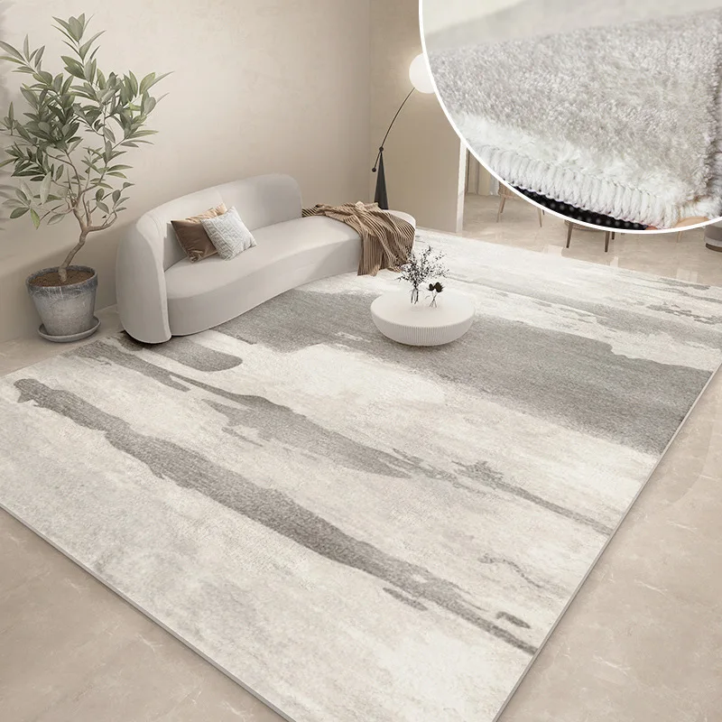 Modern Carpets for Living Room Abstract Large Area Plush Rugs Bedroom Decor Bedside Carpet Grey Thickened Floor Mat Lounge Rug - Image 16