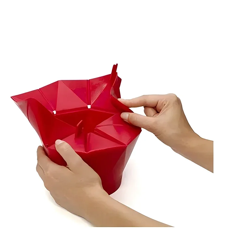 Foldable Silicone Silicone Popcorn Bowls High Quality Kitchen Easy Tools DIY Popcorn Bucket Bowl Maker Popcorn Microwaveable - Image 4