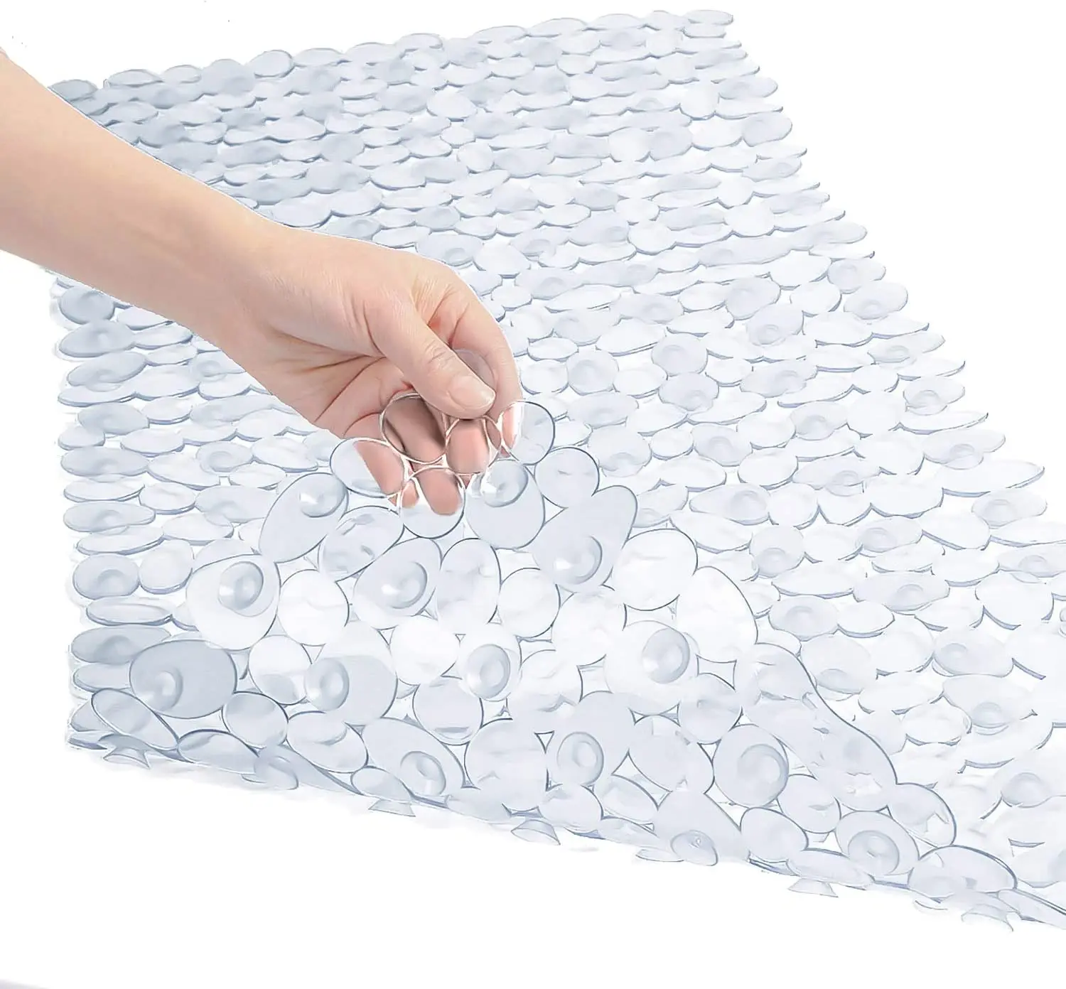 Non-Slip PVC Bathroom Mat with Suction Cups for Safety Waterproof Slip-Resistant Bathroom Floor Shower Mats Bathtub Beside Mat - Image 10