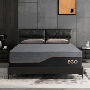 King 14 Inch Memory Foam Mattress in a Box Jacquard Fabric Cover Made in The USA of US Foam and Global Materials CertiPUR-US Cer