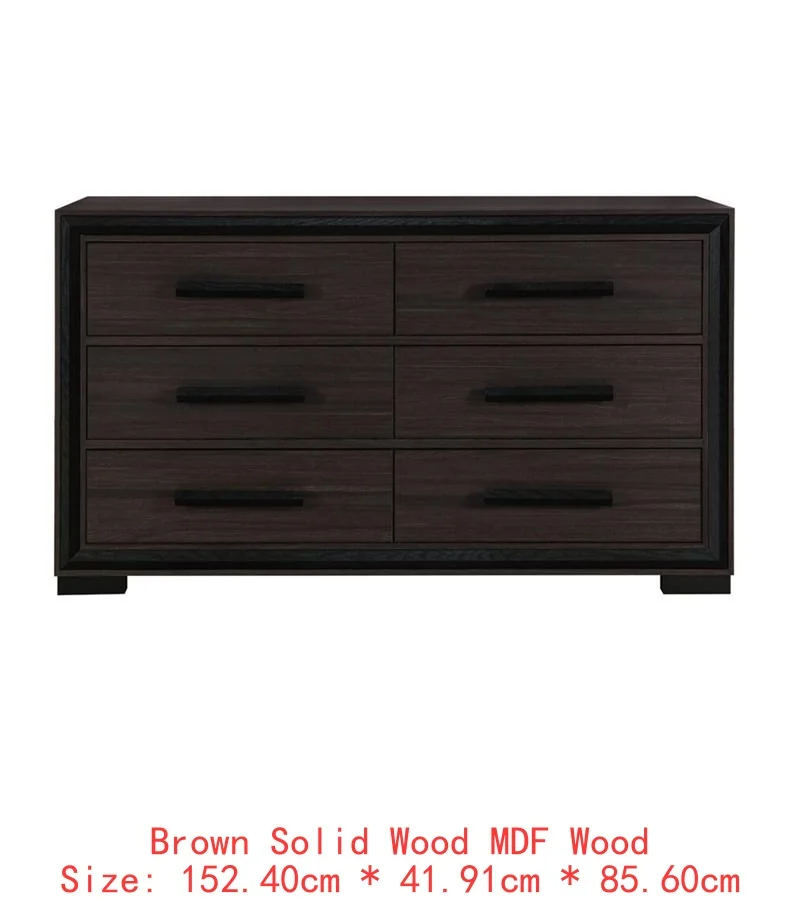 5PC King Bedroom Set – Grey & Black Design - Image 17