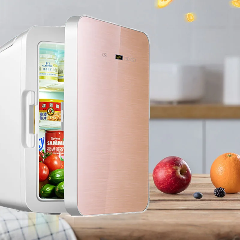 12L Portable Mini Refrigerator Student Dormitory Heating And Cooling Cosmetics Car Home Dual-Use Refrigeration And Preservation - Image 4