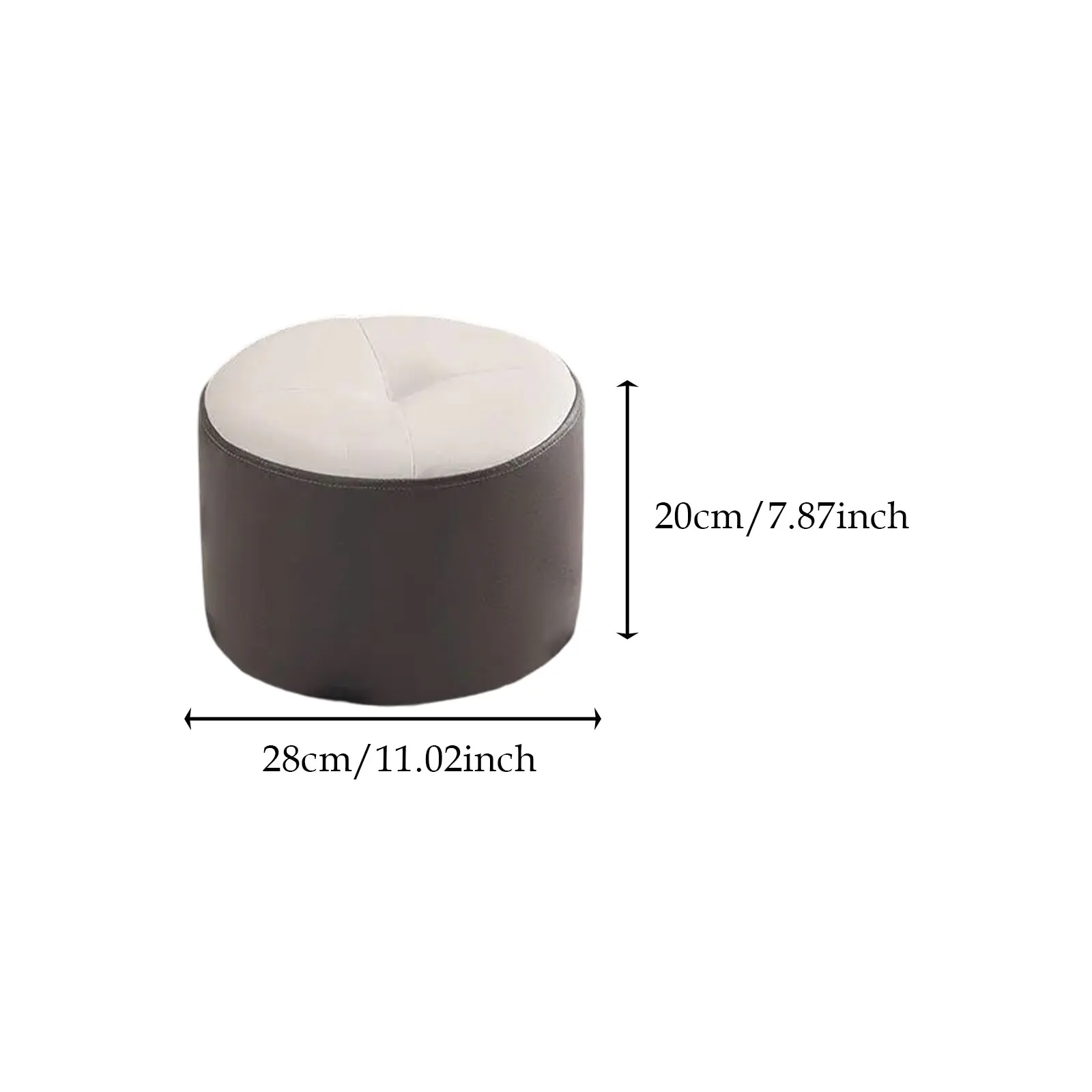 Small Foot Stool Ottoman Footrest Round Decorative Stool for Bedroom Entrance Apartment Kids Chair Living Room Shoe Stool - Image 7