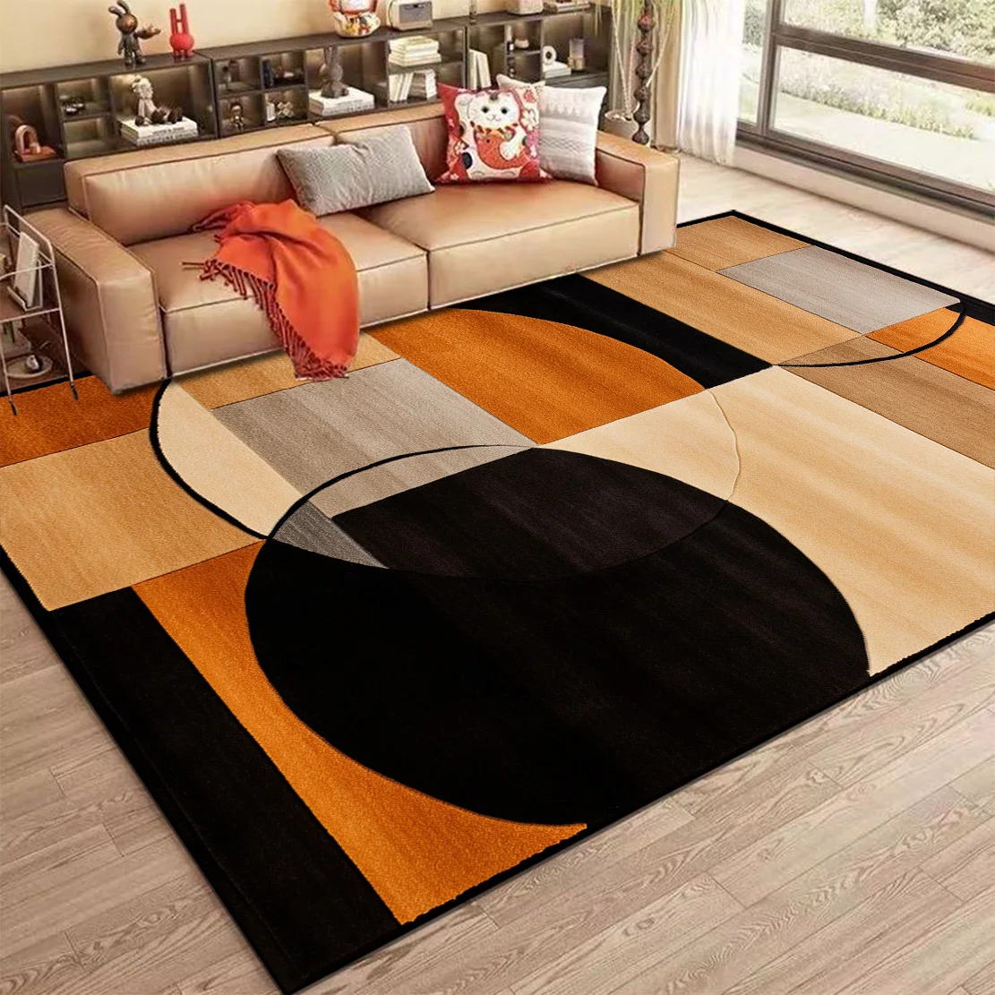 Nordic Abstract Carpet for Living Room Modern Geometry Sofa Coffee Table Non-slip Floor Mat Home Bedroom Decor Bedside Soft Rugs - Image 11