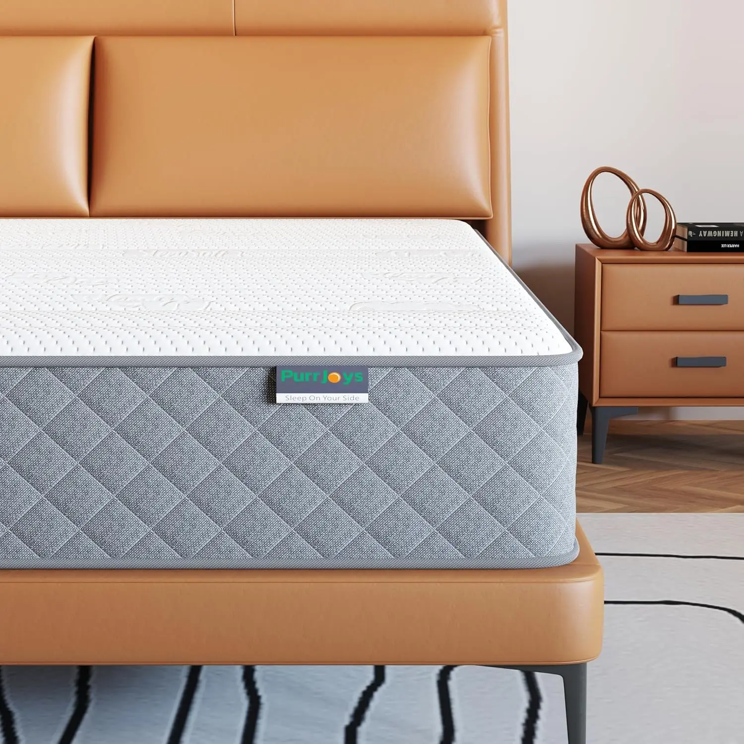 10/12 Inch Full Queen Size Mattress with Cooling-Gel Memory Foam &Pocket Spring Hybrid, CertiPUR-US Certified, Medium Firm - Image 7