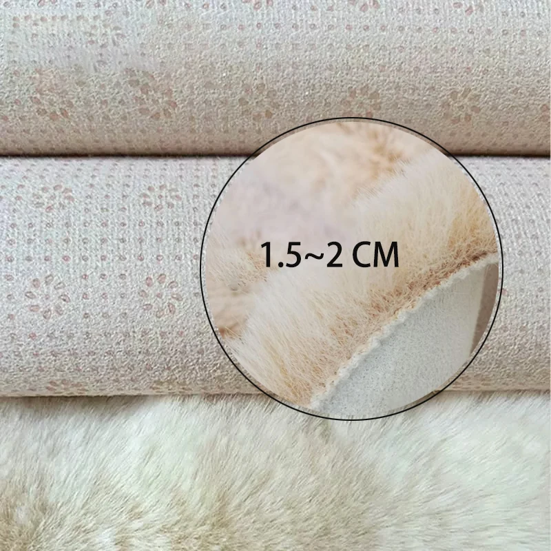 Bubble Plush Carpet For Home Decor Imitation Rabbit Hair Balcony Cushion Kids Living Room Faux Fur Rug Girl Bedroom Foot Mat - Image 3
