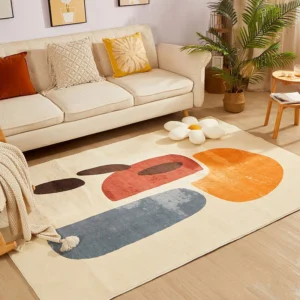 Modern Minimalist Rugs for Bedroom Light Luxury Living Room Decoration Carpet Thickened Plush Lounge Rug Home Large Area Mat