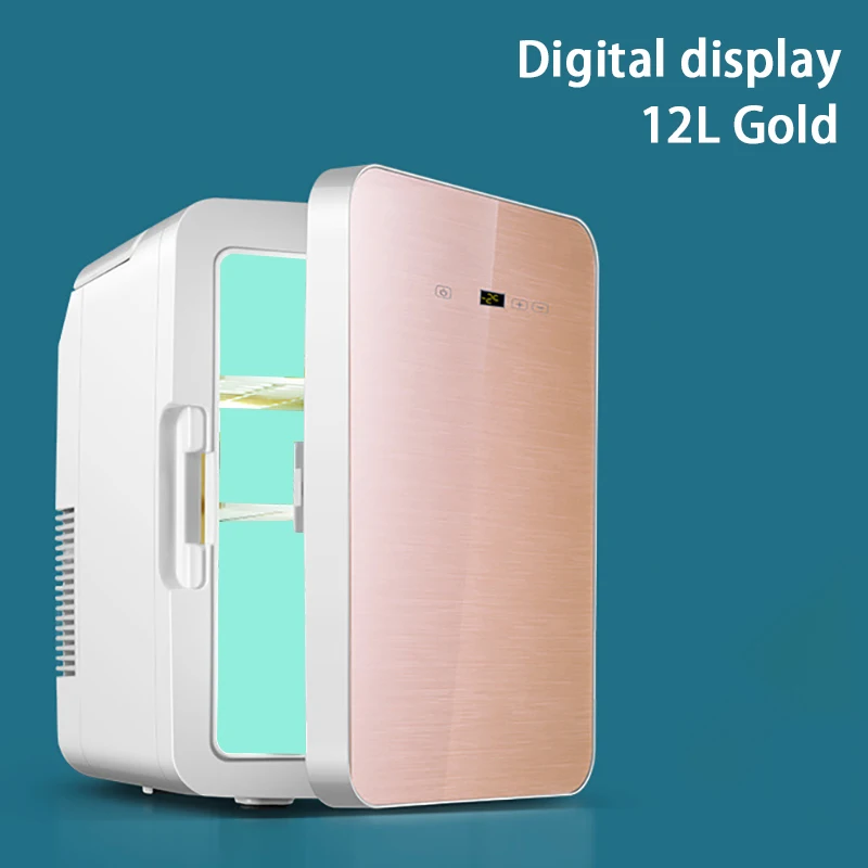 12L Portable Mini Refrigerator Student Dormitory Heating And Cooling Cosmetics Car Home Dual-Use Refrigeration And Preservation - Image 9