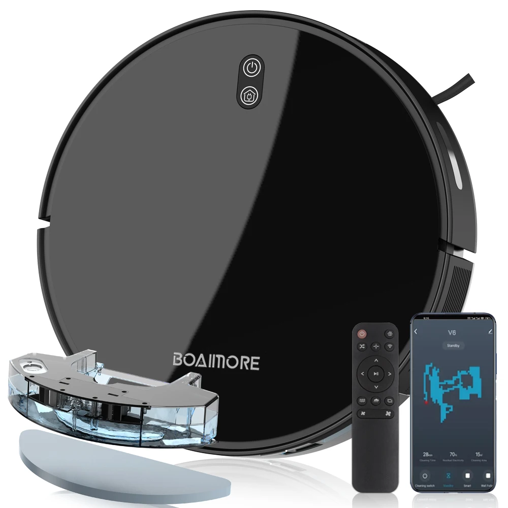 Robot Vacuum Cleaner Combo Mop,3500PA Suction Robotic,WiFi/Voice Control,Auto-Recharge,Pet Hair For Home Vacuum Cleaning Robot - Image 8