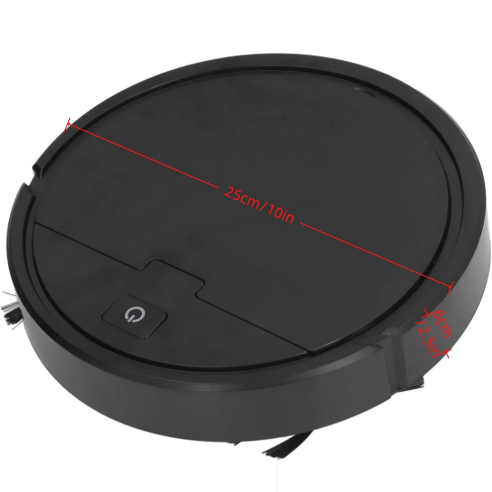 3-in-1 Smart Sweeping Robot: Vacuum, Sweep, and Mop - USB Rechargeable Efficient USB Rechargeable Mini Vacuum Robot with Mopping - Image 3