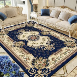 Retro Pattern Printed Carpet for Living Room Carpet Household Sofa Table Anti-slip Carpet Large Area Rugs Polyester Home Decor