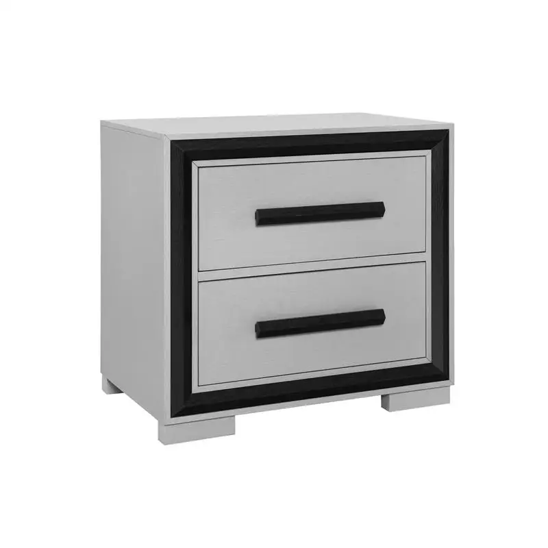 5PC King Bedroom Set – Grey & Black Design - Image 5