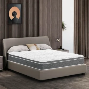 10/12/14 Inch Hybrid Mattress in a Box, Queen Size, Medium Firm Bed for Pressure Relief & Motion Isolation