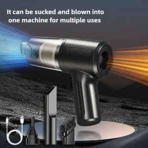 Car Vacuum Cleaner Multifunctional Mini Wireless Portable High-power Suction and Blowing Integrated Cleaning Appliance