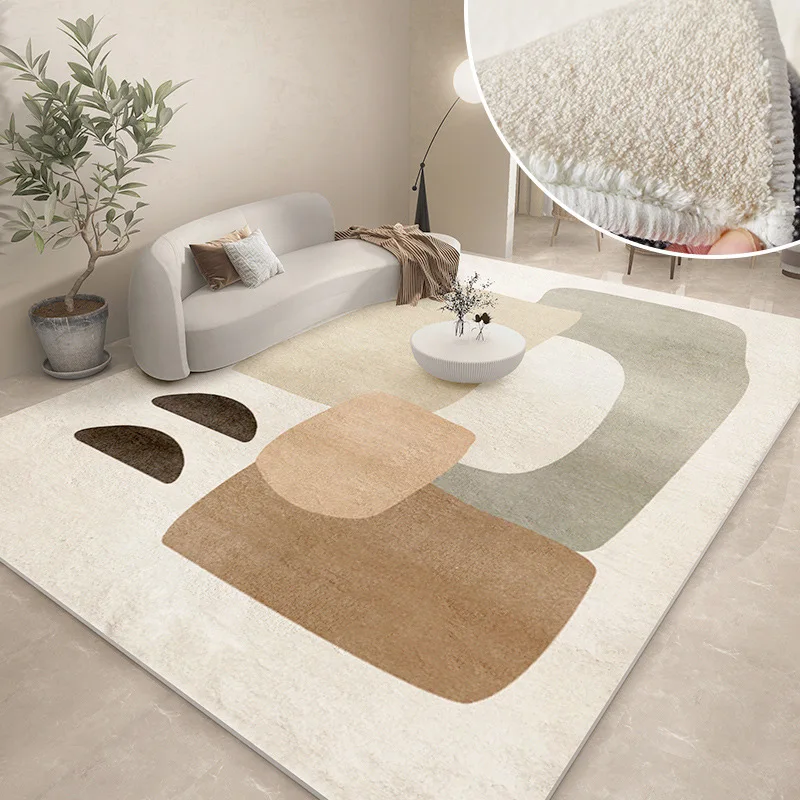 Modern Carpets for Living Room Abstract Large Area Plush Rugs Bedroom Decor Bedside Carpet Grey Thickened Floor Mat Lounge Rug - Image 25