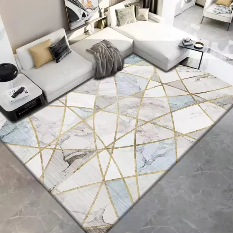 Modern Light Luxury Carpets for Living Room Decoration Abstract Rug Large Bedroom Lounge Rugs 300x400 Coffee Table Mat Non-slip - Image 5