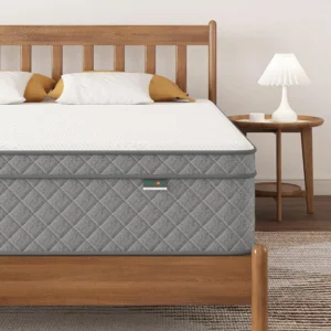 10/12 Inch Full Queen Size Mattress with Cooling-Gel Memory Foam &Pocket Spring Hybrid, CertiPUR-US Certified, Medium Firm