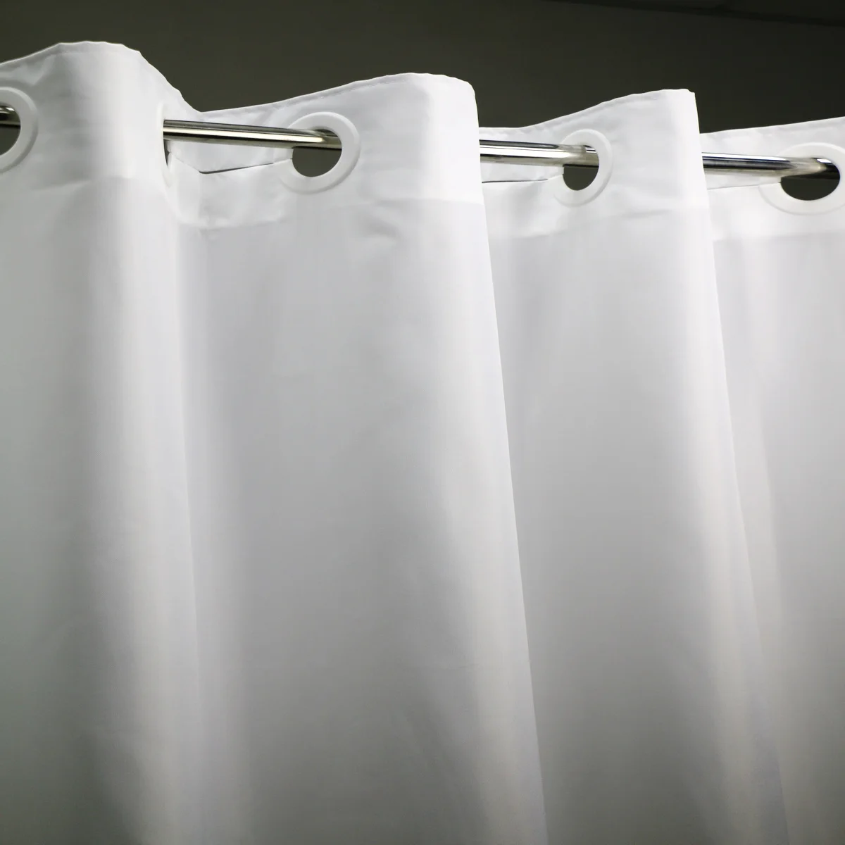 Minghe No Hook Shower Curtain,Heavy Duty Cloth 12 G,Hotel Quality Fabric Bathroom Shower Curtain - Image 4
