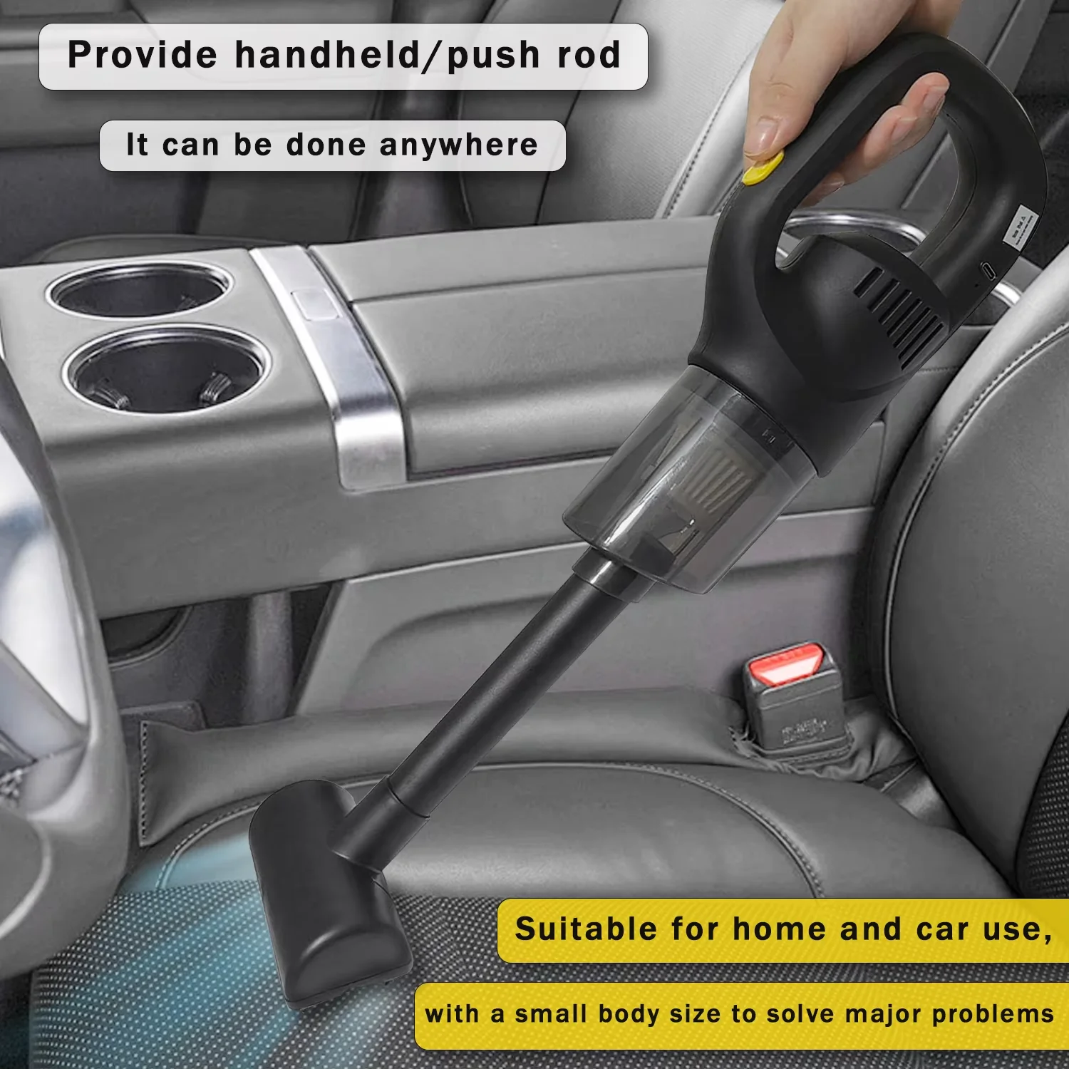 Handheld Vacuum Cleaner Rechargeable Auto Cordless Vacuum Mini Vacuum Cleaner Portable Vacuum Cleaner Home Electrical Appliances - Image 3