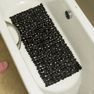 Non-Slip PVC Bathroom Mat with Suction Cups for Safety Waterproof Slip-Resistant Bathroom Floor Shower Mats Bathtub Beside Mat