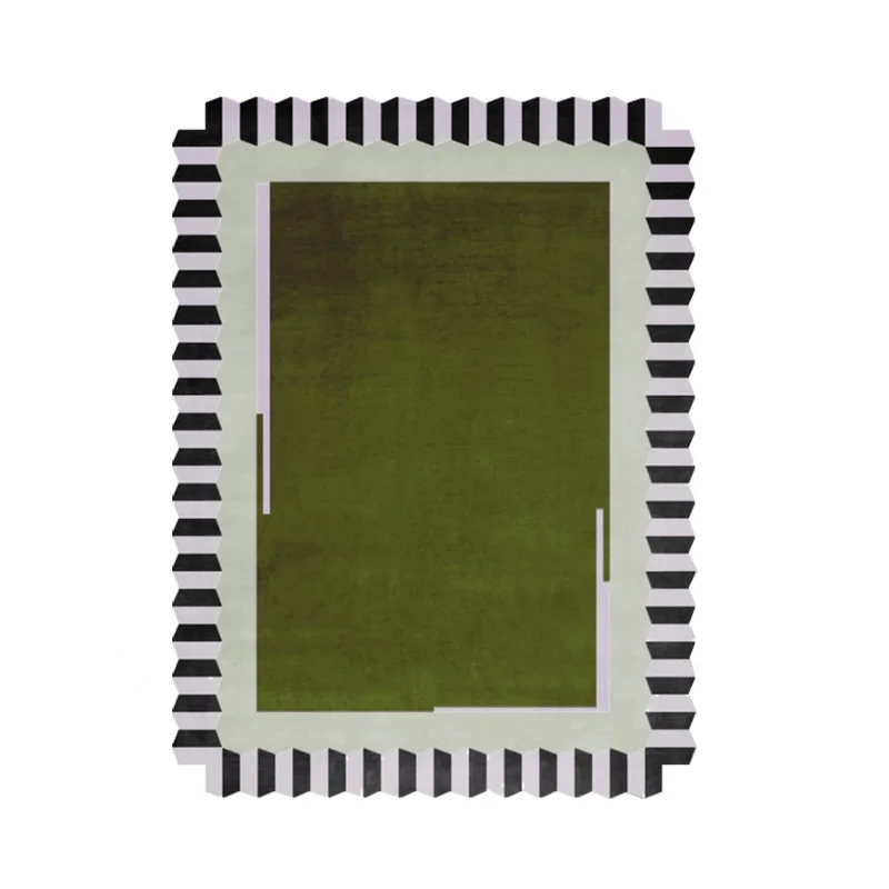 American Retro Carpets for Living Room Thicken Washable Floor Mat Home Plush Lounge Rug Irregular Bedroom Decor Anti-slip Carpet - Image 9