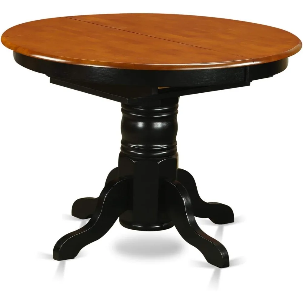 7-Piece Dining Set with Oval Table and Butterfly Leaf Extension, Including 6 Chairs - Image 3