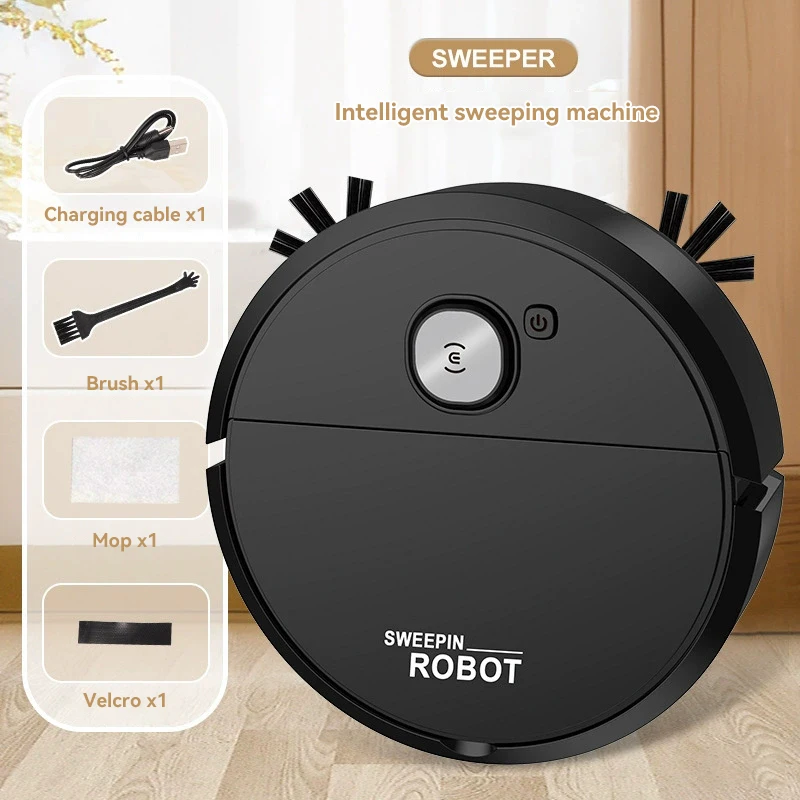 4000Pa Robot Vacuum Cleaner 3-in-1 Sweeping Mopping Robot Strong Suction Quiet Auto Cleaner for Home Dust Pet Hair Floors & Rugs - Image 8