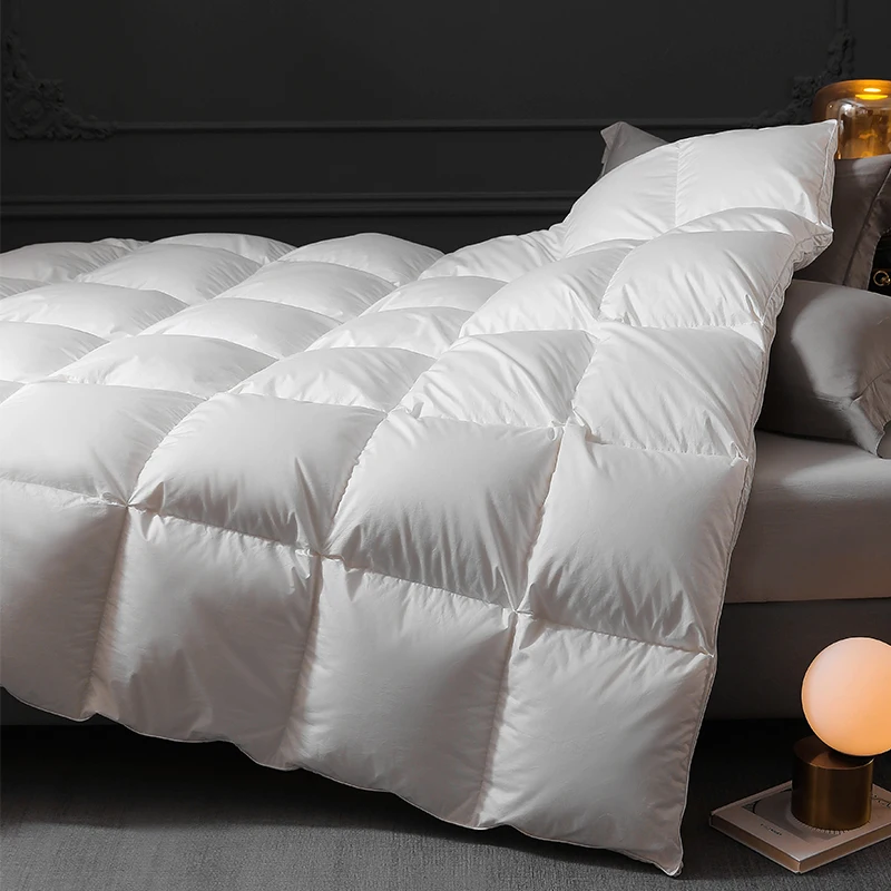 2023 Original New high-end thick goose down quilts not adulterated filled with real 95% white goose down for autumn winter - Image 5
