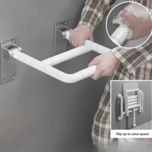 Barrier-free Safety Handrail for Bathroom Foldable Toilet Handrail Grab Bars, Bathroom Bathtub Rail, Toilet Safety Handle Bars