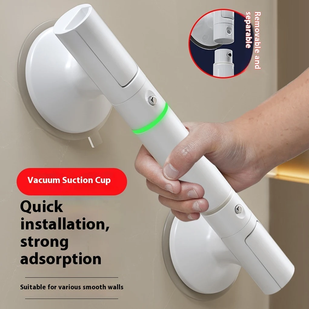 Bathroom Anti Slip Hand Grips No-drill Suction Cup Shower Tub Grab Handle Safety Bathroom Aid Bath Hardware Safe Handle Handrail
