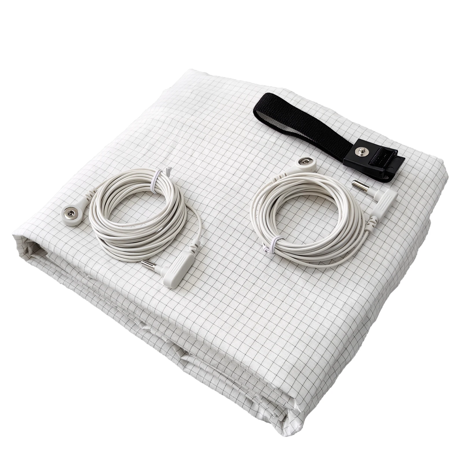 10% Silver Fiber Earthing Fitted Bed Sheets Conductive Grounded Bedsheet Anti-ESD Relieve Pressure Improve Health - Image 2